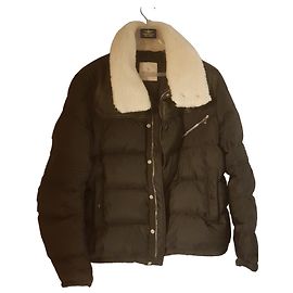 Moncler Leo Leather Jacket Black Black