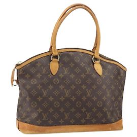 LOUIS VUITTON Bolsa de Mão Lockit Horizontal Monogram M40104 LV Auth 171771 Monograma