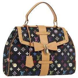 LOUIS VUITTON Borsa Retro GM I Love Monogram Multicolore M92052 Auth 166470SAM Nero Multicolore