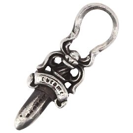 Chrome Hearts Dagger Charm Pendant Top Ag925 Silver Auth 168256SM Silvery