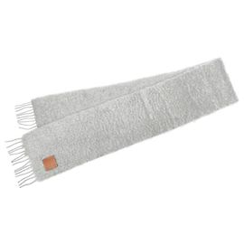 Cachecol de Lã de Mohair Loewe Anagram Cinza