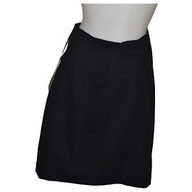 Falda negra Oscar de la Renta en mezcla de algodón elástico Negro