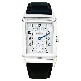 Jaeger Lecoultre Relógio Jaeger-LeCoultre, "Grande Reverso 986 Duodate", aço, couro. Outro