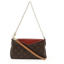 Borsa a spalla Pallas Monogram 2 in 1 Louis Vuitton Rosso