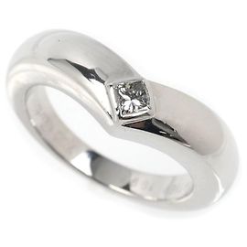 Cartier 18K White Gold Triandre Diamond Ring Other