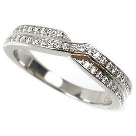 Anello Trist a due file in platino 950 Harry Winston Altro