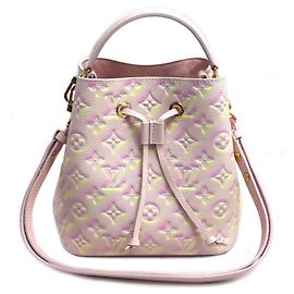 Bolsa de Ombro Louis Vuitton NeoNoe BB Summer Stardust Rosa