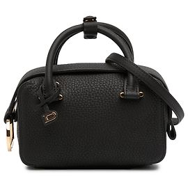 Borsa a tracolla Cool Box in morbido cuoio Taurillon nero Delvaux Nero