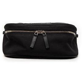 Gucci Black Nylon Web Belt Bag Black