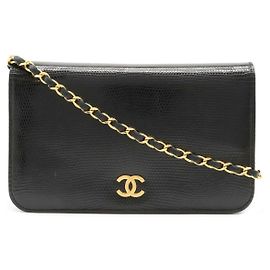 Borsa a spalla in pelle Chanel Nero