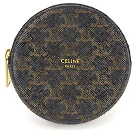 Céline Monedero de PVC Celine Triomphe Castaño Negro