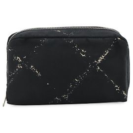 Pochette in nylon della linea Travel di Chanel Nero Bianco Rosso