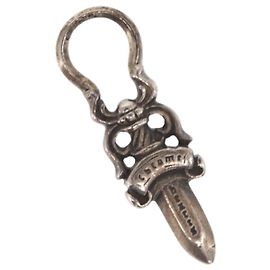 Pingente de Charme Dagger Chrome Hearts em Prata Ag925 Auth 171137SM Prata