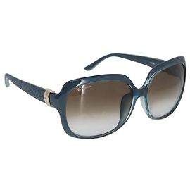 Gafas de sol Salvatore Ferragamo de plástico azul Auth ka2316 Azul
