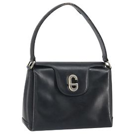 Gucci Borsa a Spalla in Pelle Nera e Oro Auth ep13065 Nero D'oro