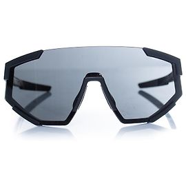 Prada, shield sunglasses in black Black