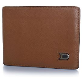 Delvaux, brown leather wallet Brown