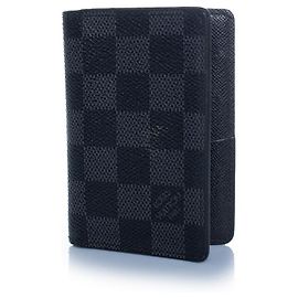 Louis Vuitton, Damier graphite card holder Black