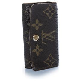 Louis Vuitton, vintage monogram key pouch Brown