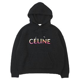 Céline Celine PARIS Moletom de lã Preto