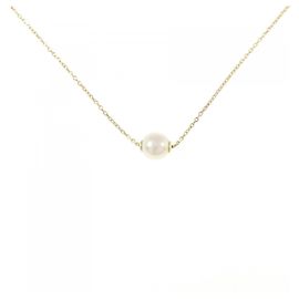Colar Tasaki 750 em ouro amarelo com pérolas Akoya Dourado