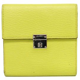 Hermès Hermes Click 12 Tri-fold Wallet Yellow