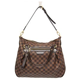 Bolsa Louis Vuitton Damier Évora MM Marrom Damier ebene