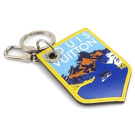Louis Vuitton Keyring Charm Brown Black Blue Yellow
