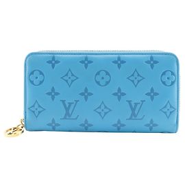 Louis Vuitton Zippy Wallet Blue Turquoise