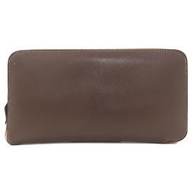 Hermès Azap Classic Long Wallet Dark brown