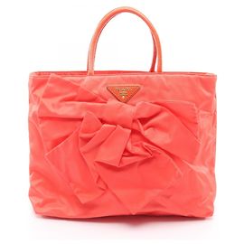 Bolso Tote TESSUTO Prada Naranja