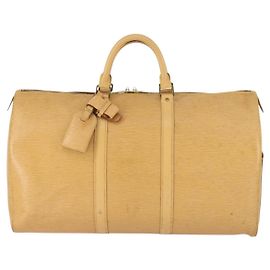 Louis Vuitton Keepall Epi Leather 50 Beige