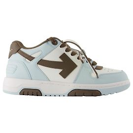 Baskets Out Of Office - OFF WHITE - Cuir - Bleu Bleu