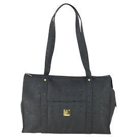 MCM Vintage Visetos Canvas Black