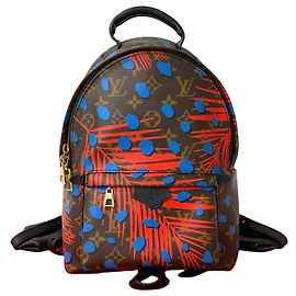 Louis Vuitton Palm Springs Monogram Jungle Dot Backpack Brown Other