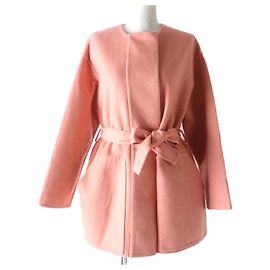 Manteau double face en cachemire bébé Hermès Rose