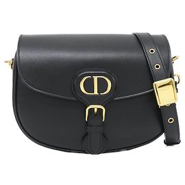 Borsa a tracolla Christian Dior Dior Bobby in pelle di vitello Nero