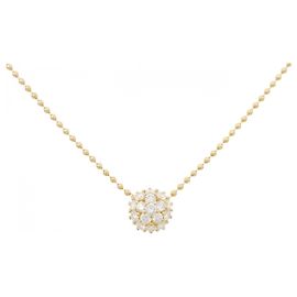 Autre Marque Collier en diamant Au750 Doré