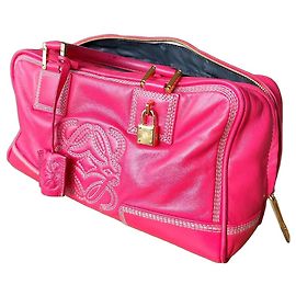 Borsa Loewe Amazona 36 in pelle corallo Corallo