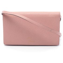 Borsa a spalla in pelle rosa Gucci Rosa