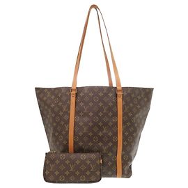 Louis Vuitton Monogram Einkaufstasche Braun Monogramm