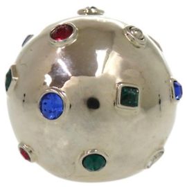 Anel de Coquetel Strass Planet 17 da Louis Vuitton Prata Multicor