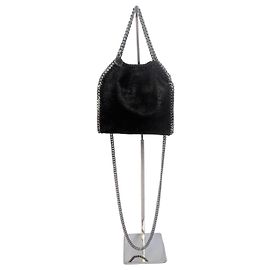 Stella Mc Cartney Borsa mini tote Falabella Stella McCartney Nero Silver hardware