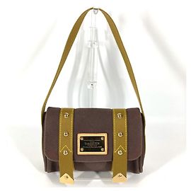 Bolsa de Ombro Lava Antigua da Louis Vuitton Marrom