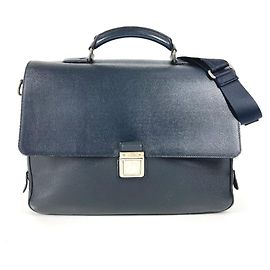 Bolsa Louis Vuitton Taiga Vasili GM Outro Azul marinho