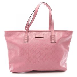 Bolsa Tote Gucci GG Impressa Rosa