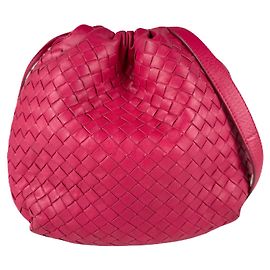 Bolsa de Ombro em Couro Intrecciato da Bottega Veneta Outro