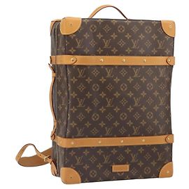LOUIS VUITTON Monogram Soft Trunk Backpack MM Backpack M44749 LV Auth 169865SAM Monogram
