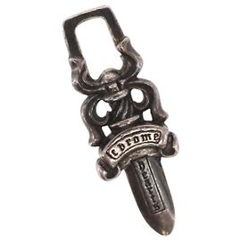 Pendente Charm Daga Chrome Hearts Top Ag925 Argento Auth 171141SM Argento