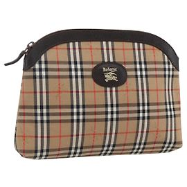 Burberrys Nova Check Tasche aus Canvas Beige Auth hk3493 Beige